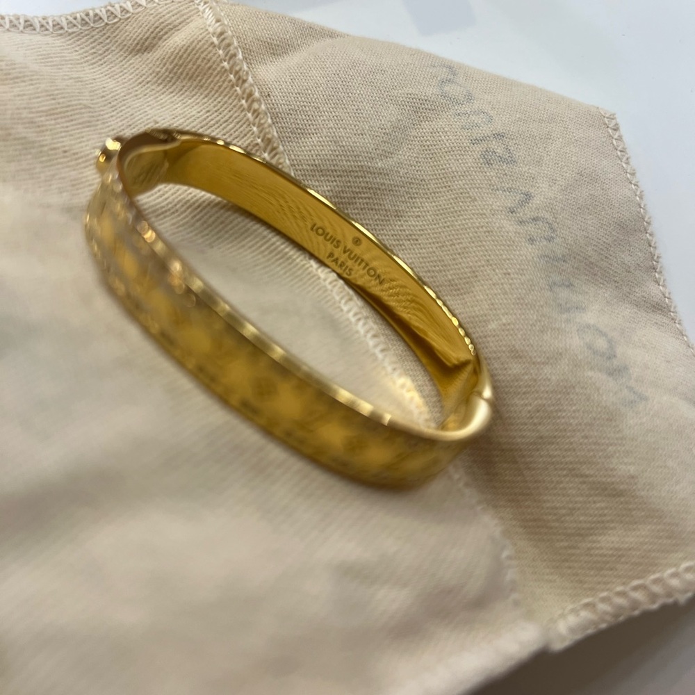 Louis Vuitton Monogram Gold Bracelet